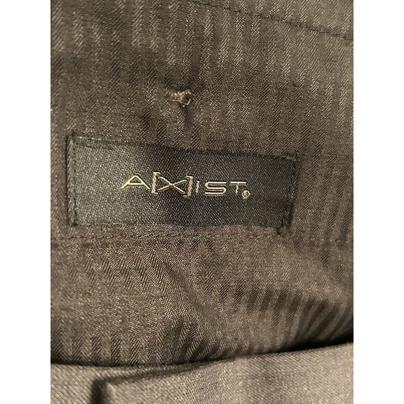 Axist Dress Pants Men's Size 38x32 Gray/Charcoal (See Pics) Polyester Blend - Picture 6 of 7